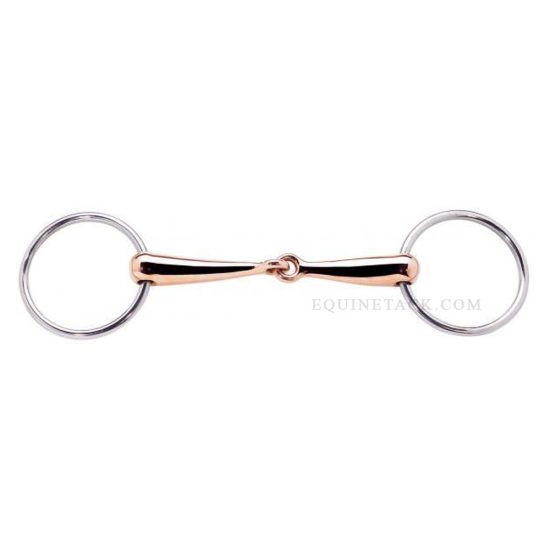 copper mouth snaffle bit