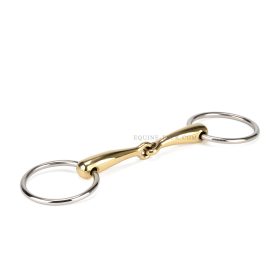 German Silver Loose Ring Snaffle Bit