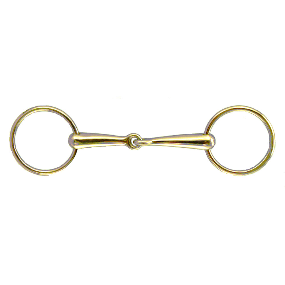 German Silver Loose Ring Snaffle Bit