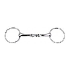 Loose Ring Snaffle Bit, Lozenge Link