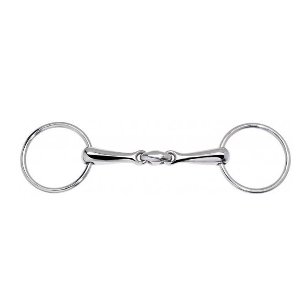 Loose Ring Snaffle Bit, Lozenge Link