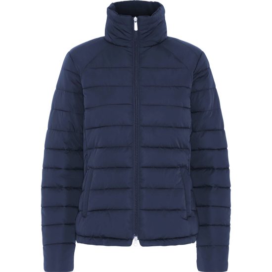 equestrian puffer jacket navy