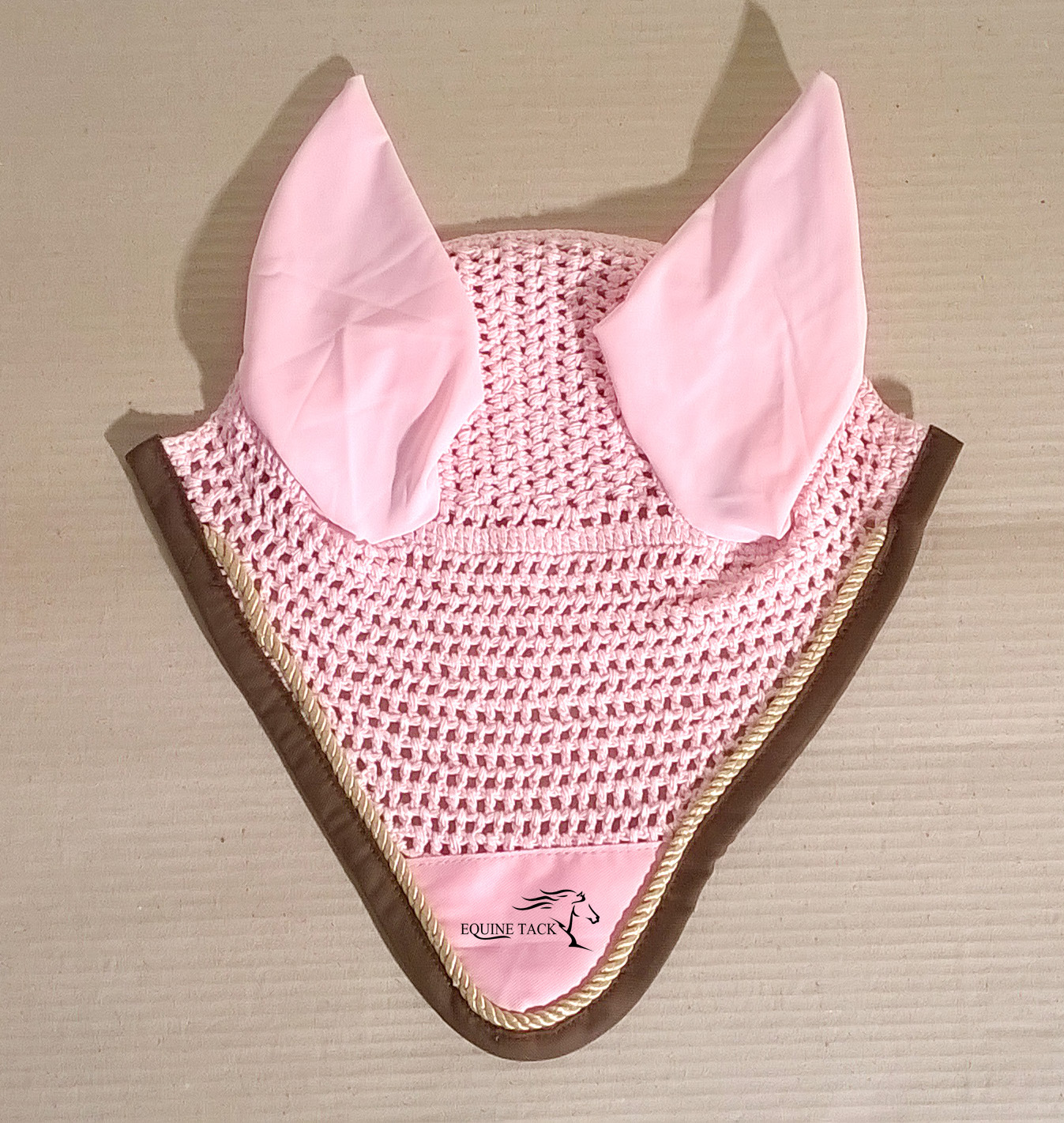 horse fly mask baby pink