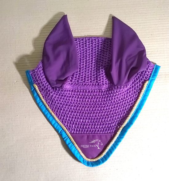 horse fly mask purple