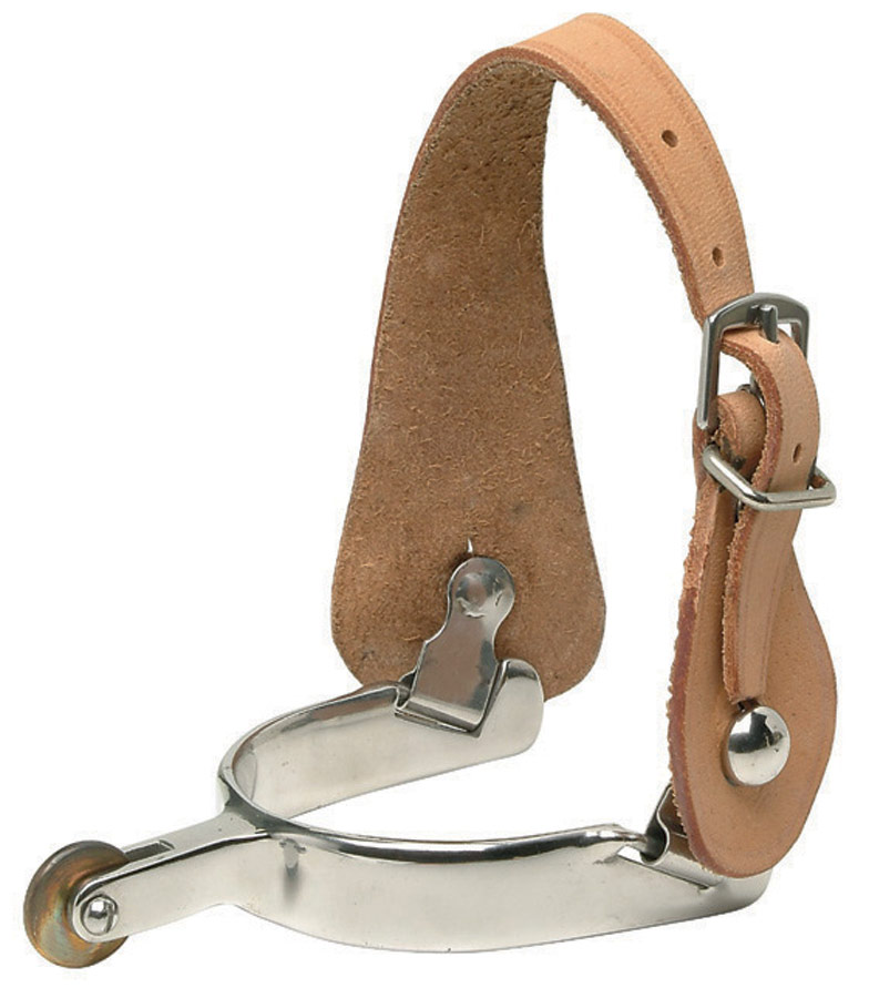 pro polo spurs with leather spurs strap