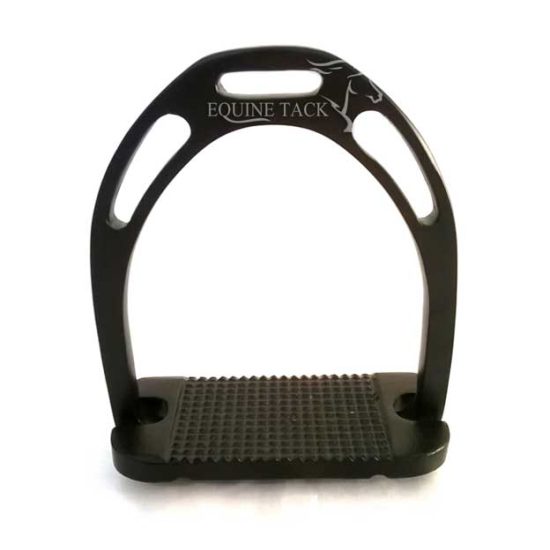 shin show stirrups - Anatomically shaped stirrups black