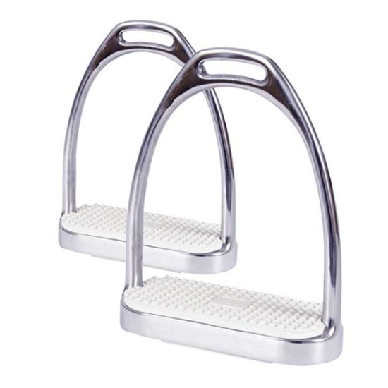 fillis stirrups white rubber pad