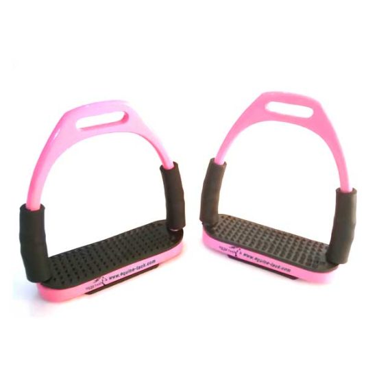 flexi bendy stirrups iron-pink