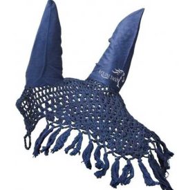 Fly Veil Ear Bonnet With Fringe