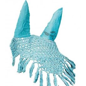 Fly Veil Ear Bonnet With Fringe