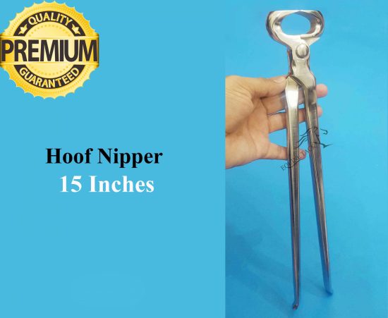 farrier tools blacksmith forged horseshoe farrier hoof nipper 15"