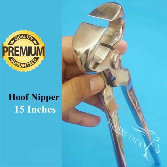 blacksmith forged horse farrier hoof nipper 15"