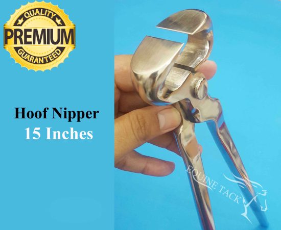 blacksmith forged horse farrier hoof nipper 15"