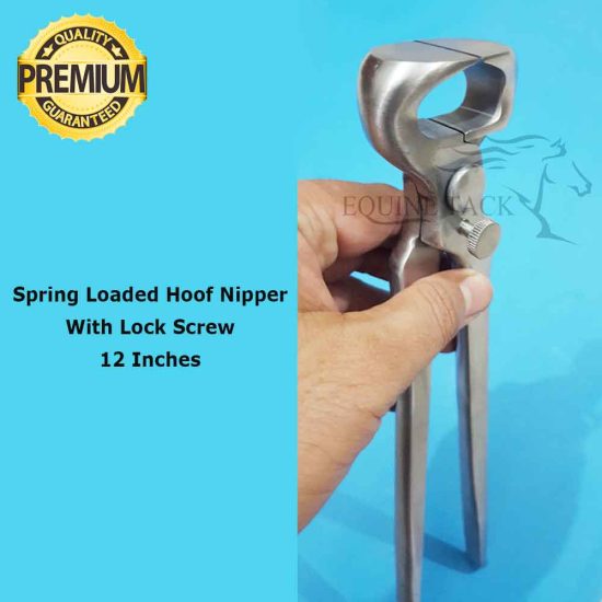 locking screw hoof nipper spring loaded