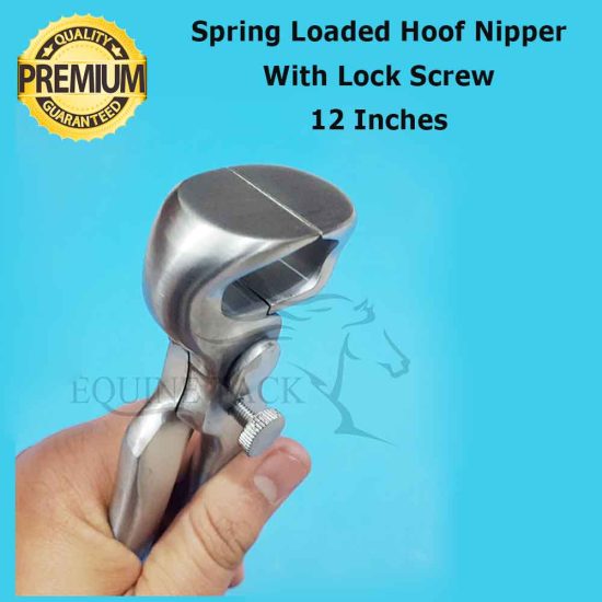 locking screw hoof nipper spring loaded
