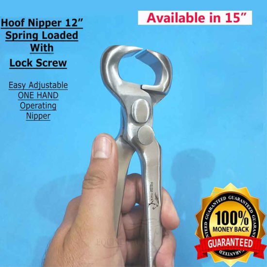 Spring Load Hoof Nipper lock screw 12 inches