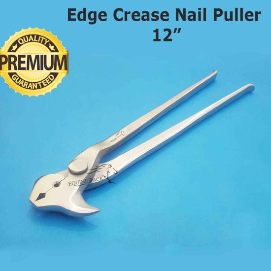 forged farrier hoof edge nail puller horseshoe tools