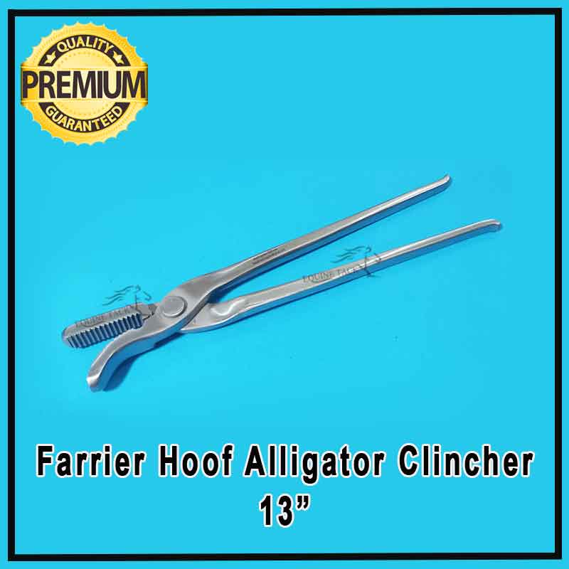 Farrier clincher horseshoe hoof nail clincher alligator clincher