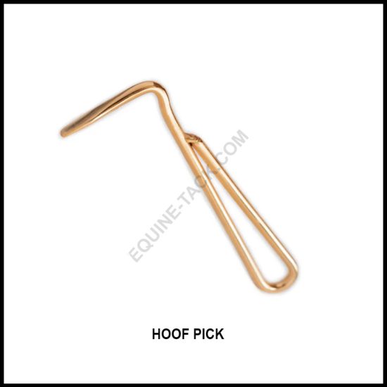 original gold hoof pick horse farrier tools equipments horseshoeing tools