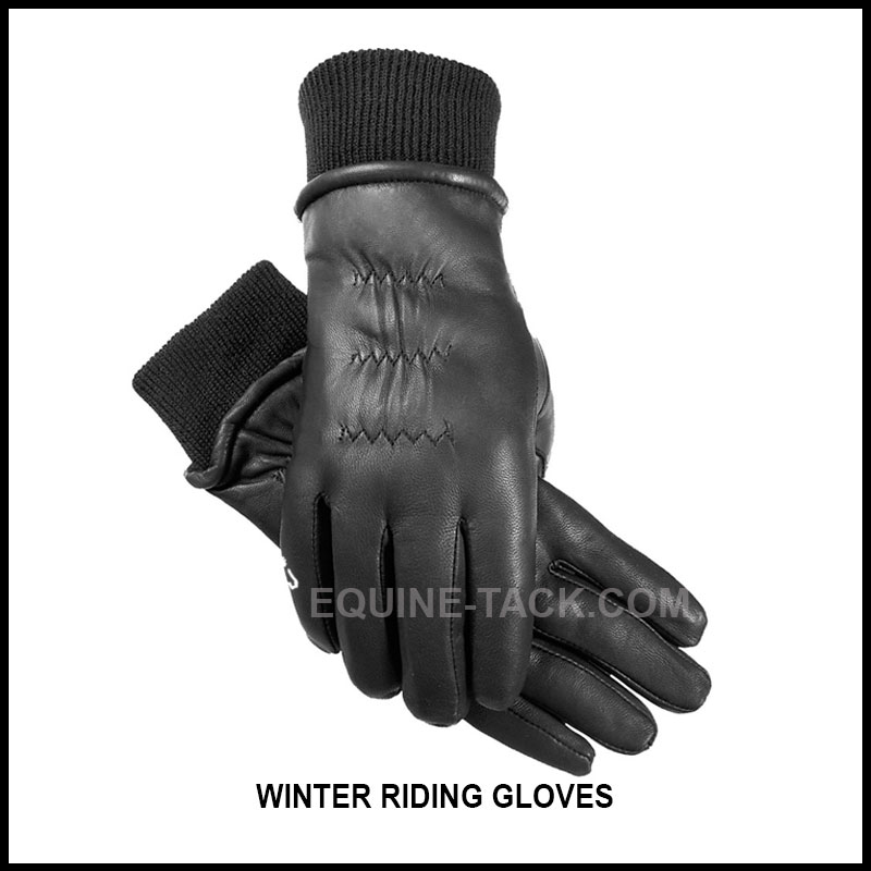 ssg pro show leather-winter adult riding gloves equestrian gloves with thinsulate lining