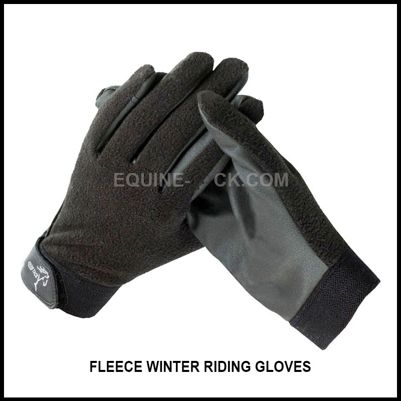 HORZE FLEECE WINTER RIDING GLOVES