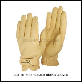 Leather Horseback Riding Gloves