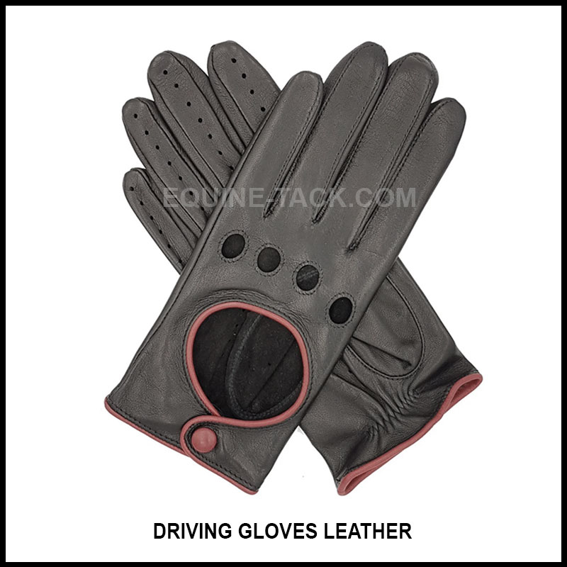 leather driving gloves