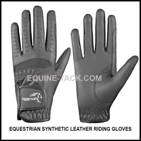 Synthetic Leather Riding Gloves