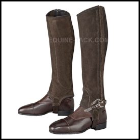 Suede Half Chap Leather